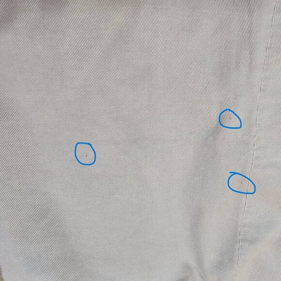 Women's The Porter Collective Open Front Jacket‎ Raw Edges Beige Size M READ - Picture 9 of 10